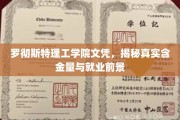 罗切斯特理工学院文凭价值揭秘，揭秘就业前景与真实含金量