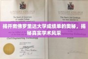解码南佛罗里达大学成绩单，一窥学术魅力背后真相