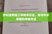 学位荣耀之谜，伊利诺斯理工学院学位证的学术传奇