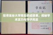 龙谷学府荣耀揭秘，实力学术与青春风采全解析