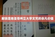 探索圣地亚哥州立大学文凭的无限潜能