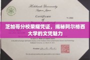 阿尔格西文凭闪耀芝加哥，一探名校荣耀背后的秘密魅力