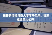 罗伯特戈登大学精英学子闪耀，揭秘他们的非凡成就与卓越成绩！