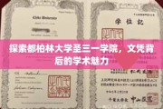 解码圣三一，都柏林大学的学术传奇之旅