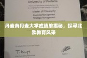 揭开北欧教育之光，南丹麦大学成绩单背后的风采探索