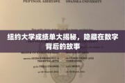 纽约大学成绩单解码，数字背后的真实校园生活