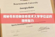 解码哥本哈根信息技术大学学位证的非凡风采
