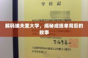埃夫里大学成绩单揭秘，探寻教育成就背后的秘密