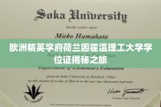 探索荷兰因霍温理工大学，揭秘学位证的非凡之旅