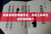 智慧殿堂的通行证，高知工科学位证的非凡风采