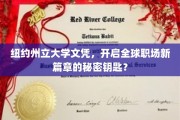 纽约州立大学文凭，全球职场通行证背后的独特魅力