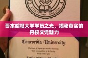 哥本哈根荣耀，一探究竟，丹校文凭的学术风采与魅力