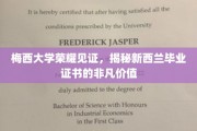 梅西辉煌足迹，揭秘新西兰毕业证书的全球认可魅力
