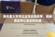 埃夫里大学学位证背后的传奇，探寻证书背后的真实价值与故事