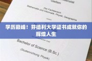 学位巅峰荣耀，芬德利大学证书助力成就非凡人生
