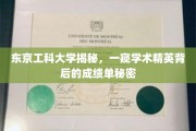 解码东京工科大学，揭秘学术精英的卓越成就之路