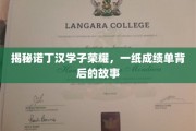 诺丁汉英才榜，揭秘成绩单背后的青春传奇