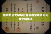 纽约州立大学学位，国际通行证，开启全球职场新篇章