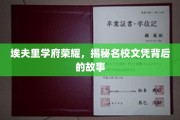 探寻埃夫里学府辉煌，名校文凭背后的传奇历程